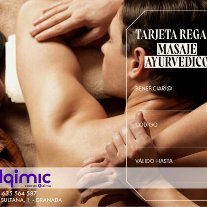 Tarjeta Regalo Masaje Ayurvédico 60 minutos