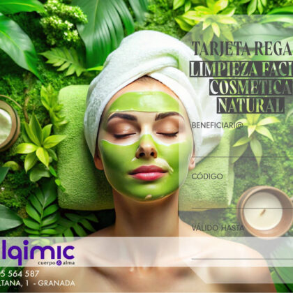 Tarjeta Regalo Limpieza Facial con Cosmética Natural 60 minutos